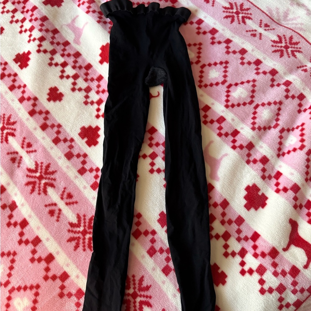 Black Stirrup tights size medium